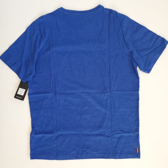 Hawke & Co Men's Performance Sportswear Short Sleeve Graphic T-Shirt Blue Size M - Picture 2 of 5